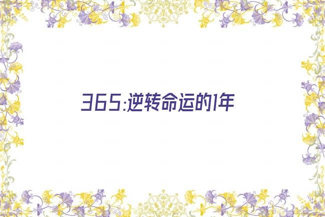 365:逆转命运的1年剧照