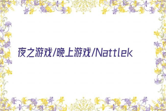 夜之游戏/晚上游戏/Nattlek剧照