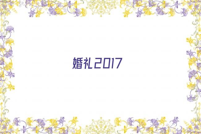 婚礼2017剧照
