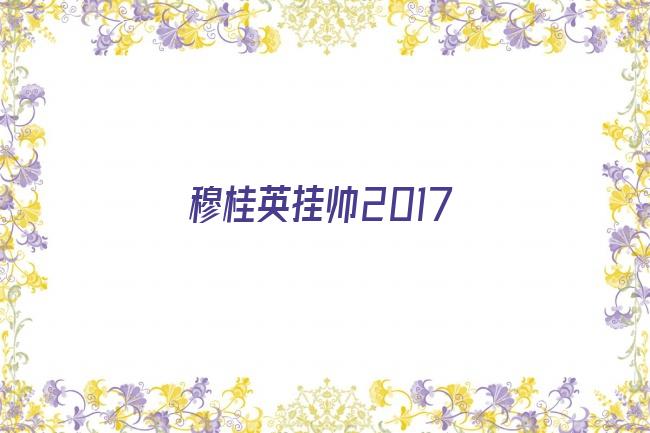 穆桂英挂帅2017剧照